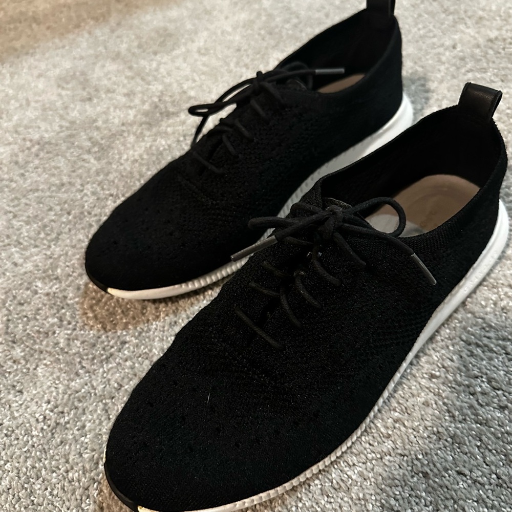 Cole Haan Black Knit Flats